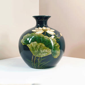 Vase décoratif en laque pour la vente en gros au plus bas prix vases laqués pour peinture à la main laque - Product Image 4