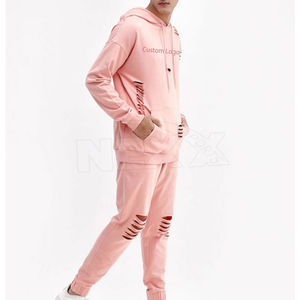 Venta al por mayor cremallera completa sudaderas con capucha hombres algodón tecnología polar transpirable chándal ropa deportiva Jogger chándal hombres chándal OEM - Product Image 3