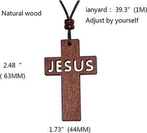 ป้ายแขวนผนังคริสเตียนทำจากไม้สั่งทำตกแต่งส่วนบุคคลสำหรับบ้านโบสถ์สำนักงานไอเดียของขวัญที่ไม่เหมือนใคร - Product Image 3