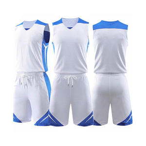 Conjunto de camiseta de baloncesto Reversible personalizado para hombre transpirable sin mangas 100% poliéster estampado Digital uniforme estilo ropa deportiva todo - Product Image 4