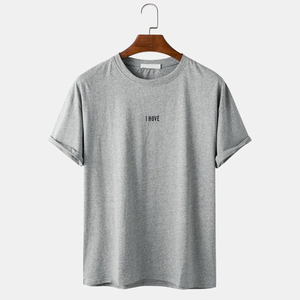 T-shirts unis en coton 100% de qualité supérieure 2025, qualité en vrac, coupe ample, t-shirt uni pour homme, t-shirt oversize pour homme - Product Image 3