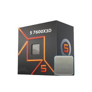 5 7600X3D 데스크탑 프로세서 | 6 코어 12 스레드 | 3D V-캐시 | 최대 5.0GHz 터보 | AM5 CPU - Product Image 1