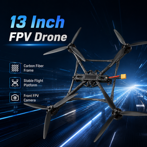 Dron FPV de 13 Pulgadas, Quadcopter con Marco de Fibra de Carbono, Motor sin Escobillas, Cámara Frontal, Plataforma Aérea, OEM, ODM - Product Image 2