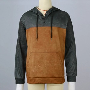 Sudadera con capucha de invierno para hombre, transpirable, de corte Regular, de lana bordada, de secado rápido, ropa deportiva sólida Vintage, informal a la moda - Product Image 4