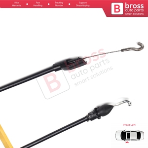 สายเคเบิลปลดล็อคประตูด้านใน BDP67 ด้านหน้าซ้าย 53 ซม. สำหรับ Caddy MK3 2K 2004-2015 Touran MK1 1T 2003-2015 2K0837113B - Product Image 5