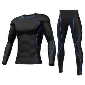 2024 ensemble de compression pour hommes légers conception personnalisée meilleure vente vêtements grande taille avec fermeture à la taille élastique - Product Image 1