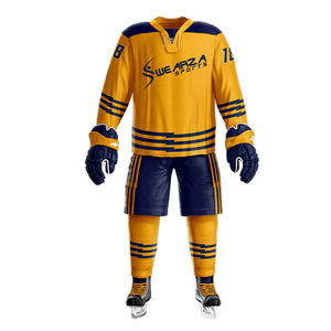 Uniforme de maillot de hockey sur glace personnalisé sublimé Qualité supérieure Durable Respirant Léger Maillot spécifique à l'équipe - Product Image 2