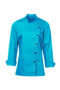 Long Sleeves New Chef Coat Jacket Uniform pour les femmes idéal pour le service alimentaire, les traiteurs et les professionnels de la cuisine. - Product Image 4