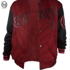 Chaqueta Varsity para Hombre, Invierno, Estilo Casual Elegante, Sólida, Recubierta, Transpirable, con Servicio OEM de Alta Calidad, Secado Rápido y Ecológica - Product Image 1