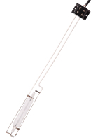 Lámpara UV de Mercurio de Presión Media Techinstro, 1000W, 200-400nm, 290mm, 110-120V, Equipo de Prueba Industrial, Tubo de Cuarzo para Curado