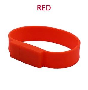 128g red Bracelet <b>Wrist</b> <b>Band</b> Usb Flash Drive - Product Image 1