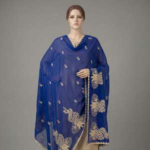 New Wholesale 12pcs Durable African <b>Chiffon</b> <b>Scarf</b> Muslim Ethnic Shawl Breathable Long Big Hijab Summer Floral Rhinestone Soft - Product Image 4