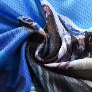 เสื้อซิป100% โพลีเอสเตอร์ UPF 50ผ้าโพลีเอสเตอร์ระบายอากาศน้ำหนักเบาเหมาะสำหรับสวมใส่กีฬากลางแจ้งแบบลำลอง - Product Image 5