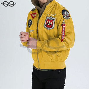 Chaqueta Corta Funcional de Algodón con Cierre y Bolsillos, Estilo Urbano, Corte Holgado, Chaqueta de Piloto para Hombre y Mujer, Ropa Exterior Informal - Product Image 2