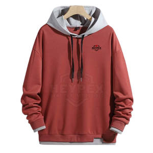 Meilleures ventes de sweats à capuche d'hiver pour hommes, nouveau design à la mode avec manches longues teintes unies pour adultes - Product Image 1