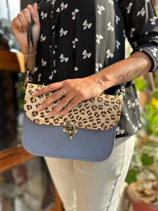 สไตล์ใหม่รีไซเคิลหนังStubbyสลิงกระเป๋าคุณภาพสูงพิมพ์ขนสัตว์หนังกระเป๋าถือหลายสีผู้หญิงไหล่กระเป๋า - Product Image 2