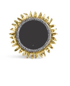 Metal photo <b>frame</b> with floral design and <b>antique</b> finished crafted for special photo memories and home table display - Product Image 1