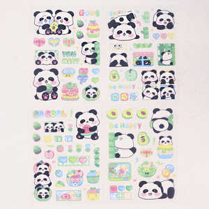 Autocollant 3D Panda Gonflé Style Dessin Animé pour la Décoration Intérieure et les Cadeaux Promotionnels - Product Image 3