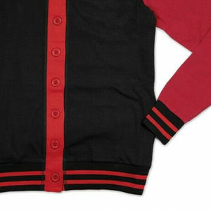 Cárdigans de punto universitarios para mujer Cárdigan de punto con letras y cresta Suéter de lana Cárdigan - Product Image 3