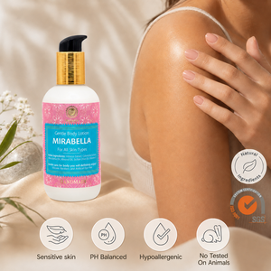 โลชั่นบำรุงผิวกายสมุนไพร Mirabella Blossom Herbal Silk Therapy ขนาด 200 มล. สูตรพรีเมียม ผลิตด้วยมือ สำหรับการดูแลผิวประจำวัน เหมาะสำหรับผู้ใหญ่ (OEM รับผลิตแบรนด์ส่วนตัว) - Product Image 3
