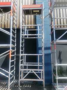 Torre Mobile zincata per ponteggi fino a 4-6-8-10-12-14metri in alluminio Mobile torre ponteggi per interni ed esterni