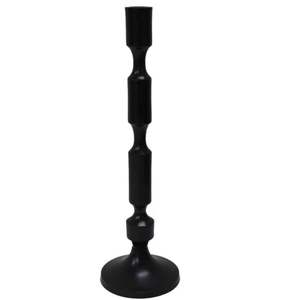 Soporte de vela de hierro antiguo y madera Natural, soporte de pilar de estilo clásico para decoración de boda, decoración del hogar hecha a mano - Product Image 5