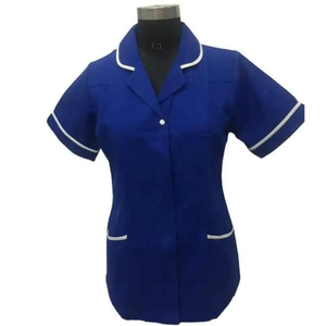 Uniformes de gommage d'allaitement pour femmes du fabricant Tissu spandex en polyester doux et premium Ensemble d'hôpitaux imprimés lavables en coton - Product Image 3