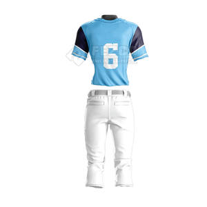 Nueva llegada personalizable ropa deportiva transpirable más tamaño uniforme de béisbol conjunto estilo ropa de equipo - Product Image 3