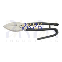 Cisaille industrielle robuste en acier inoxydable à lame large, poignée noire, 160 mm, pour la fabrication de bijoux, le bricolage et la découpe de tôles