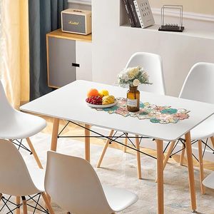 พรมปูรองจานผ้าปูรองจานผ้าปูรองจานผ้าปูรองจานแฟนซีตกแต่งงานคริสต์มาสทำมือสำหรับงานแต่งงาน - Product Image 2