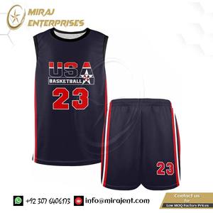 Maillot de basket-ball personnalisé BSCI respirant, vêtements de sport en gros, débardeur, short de sport pour hommes jeunes - Product Image 2