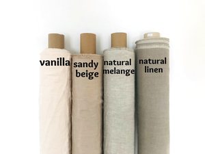 Tela de lino de 115 '' / 292 cm de ancho al por mayor, tela de lino por yarda/metro, tela de lino prelavada, tela de lino suavizada cortada - Product Image 5