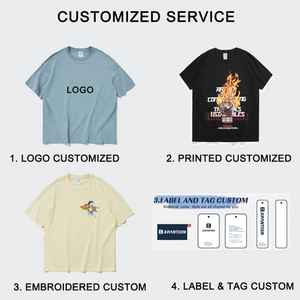 ตัวอย่างเสื้อยืดผู้ชายผ้าฝ้าย / ไม้ไผ่ไฟเบอร์ฟรีจากปากีสถานเสื้อยืดพิมพ์ลายพัฟและเสื้อยืดพิมพ์ลายการถ่ายเทความร้อนพร้อมค - Product Image 2