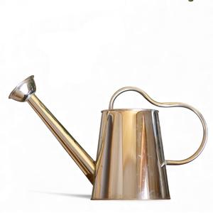 ชุดบัวรดน้ำสแตนเลสขัดเงาพร้อมด้ามจับโค้งและพวยยาวสำหรับงานสวน - Product Image 2