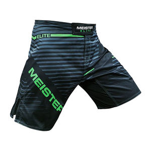 Pantalones cortos con logo personalizado para hombre, tela prémium de lucha por sublimación, jiu jitsu mma - Product Image 5