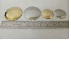 Conchos de Latón Hechos a Medida en 2 y 3 Pulgadas en Colores Latón y Plata, Ideales para Fabricantes de Cinturones y Bolsos - Product Image 1