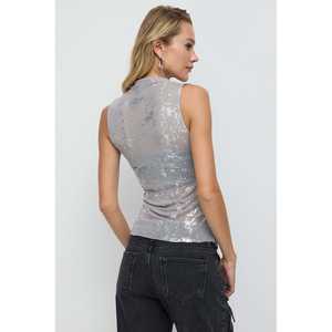 Chemise en tulle sans manches - Product Image 5