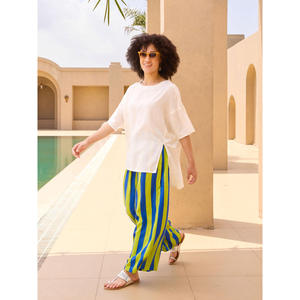 Ladies Embroidered Chiffon <b>Shirt</b> Top-Long Sleeve Asymmetrical Ruffled Collar Casual & Formal <b>Party</b> Wear - Product Image 3