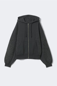 Sweat à capuche avec broderie personnalisée de haute qualité Sweat à capuche surdimensionné - Product Image 4