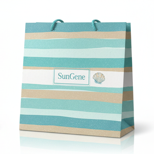 Sac cadeau de luxe en papier kraft écologique avec logo personnalisé, poignée torsadée, pour le shopping - Product Image 5