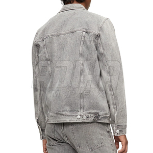 <b>Lightweight</b> High Quality Men's Winter Casual <b>Denim</b> <b>Jacket</b> Custom Color/Logo Breathable Eco-Friendly Quick Dry Stone Wash 100% - Product Image 2