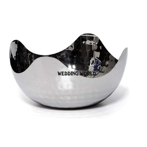 Bol à chocolat martelé noir et or ensemble de deux bol doux de concepteur de forme ronde bol à chocolat de luxe de haute qualité - Product Image 2