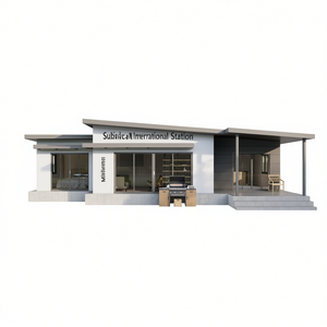 Maison préfabriquée à un étage, espace de vie extérieur confortable pour l'été - Product Image 2