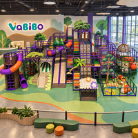 Aire de jeux intérieure de qualité commerciale sur le thème Princesse Vabibo avec trampoline, bowling, jeux souples, salle de jeux VR laser, salle de fête et piscine à balles