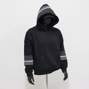 Sweat-shirts unisexes HSI à logo personnalisé, épaules tombantes, poids lourd, 100% coton, 450 GSM, longueur régulière, coupe régulière, style automne, surdimensionné - Product Image 2