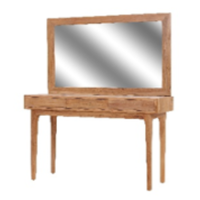 Coiffeuse au design moderne de luxe avec miroir Meubles de table de maquillage de haute qualité en bois de teck