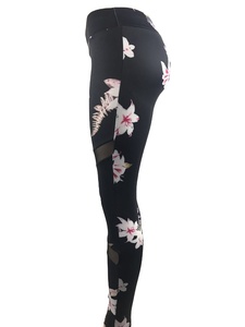 Leggings Deportivos de Yoga para Mujer, sin Costuras, Estampados, de Cintura Alta, Elásticos en Cuatro Direcciones, de Spandex/Nailon - Product Image 6