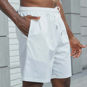 Pantalones cortos deportivos para hombre, ligeros, de secado rápido, transpirables, para entrenamiento, correr, con cintura elástica, atléticos, cómodos para uso diario. - Product Image 3