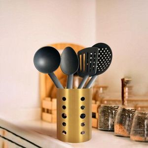 Ensemble de couverts en corne véritable de style animal, fait à la main, toucher réel, rond, 24 pièces avec support pour l'art et les objets de collection - Product Image 6