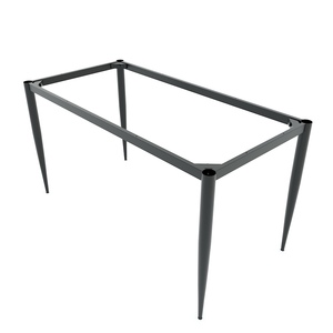 Escritorio Minimalista de Madera Contrachapada HBCN008 de 140x70cm con Revestimiento de Melamina y Patas Cone II, Escritorio de Oficina Duradero y de Lujo para Dormitorio - Product Image 4